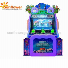 Popular Video Arcade Machine Plants VS Zombies Game Ice Man Water Gun 3D Shootin