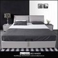 leather bed frame queen home furniture bedroom modern leather bed frame king bed 1