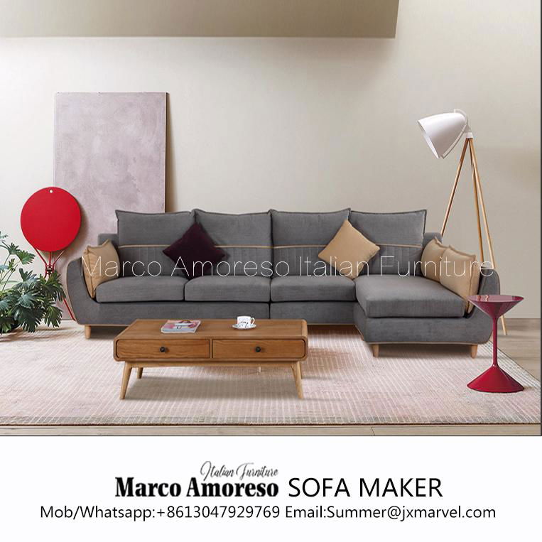 import furniture from china fabric sofa l shaped sofa sectional sofa 5