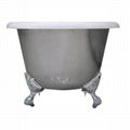 Double - headed cast iron bath crock