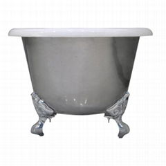 Double - headed cast iron bath crock (back polishing)