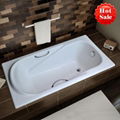 drop-in cast iron bathtub