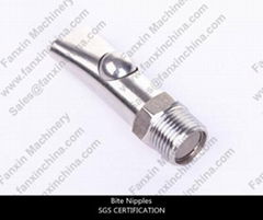 Stainless steel 201/304 bite nipple drinker  for sows and boars