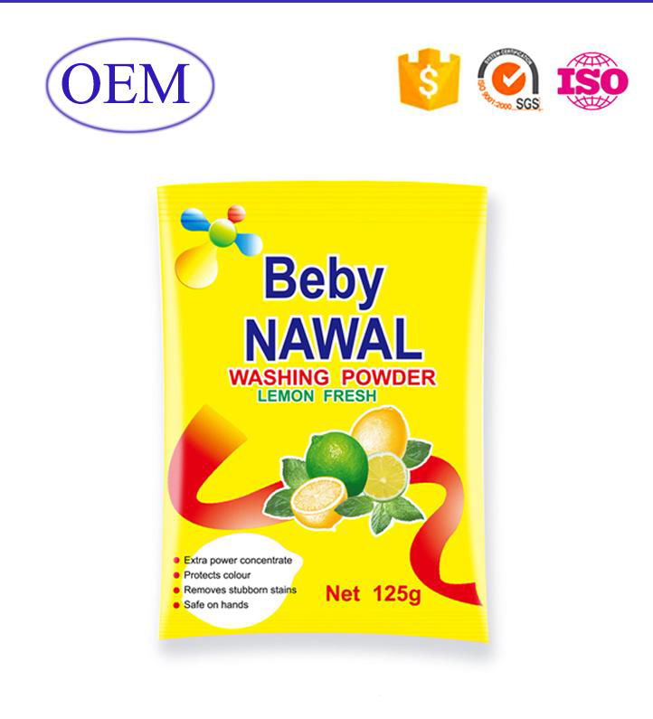 125g NO Phosphorus Cleaning Washing Powder LLC001 Beby Nawal