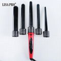 Interchangeable 5 In 1 Dual Voltage Hair Curler Set