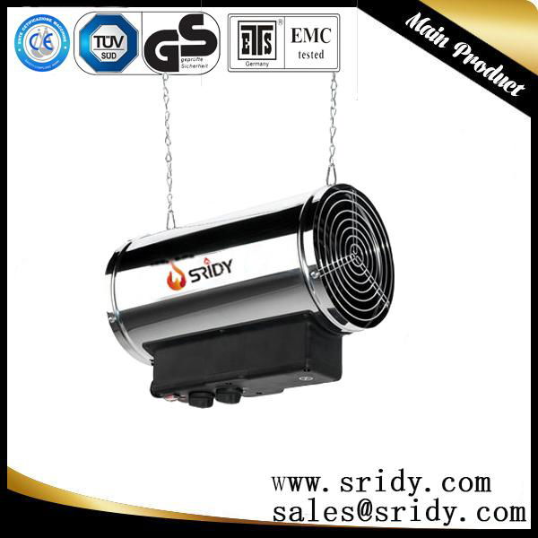 elelctric fan heaters 1kw 2kw 2.8kw industrial fan heater hot air ventilation  2