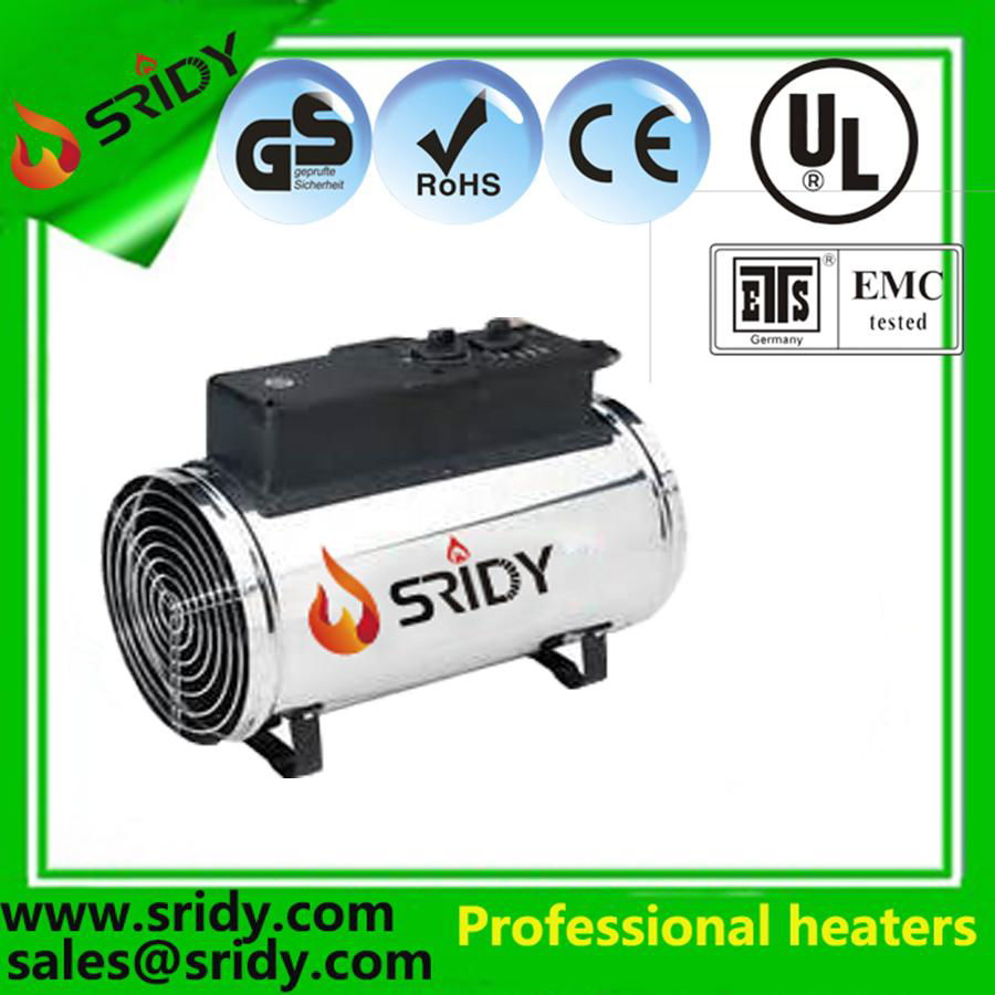 elelctric fan heaters 1kw 2kw 2.8kw industrial fan heater hot air