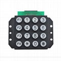 IP65 waterproof 4x4 numeric metal keypad