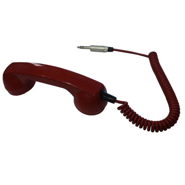 China manufacturing 3.5mm audio jack weather proof retro audio telephone handset 3