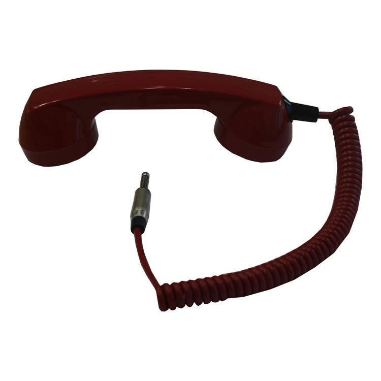 China manufacturing 3.5mm audio jack weather proof retro audio telephone handset 4