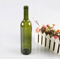 Modern cheap red wine glass bottle