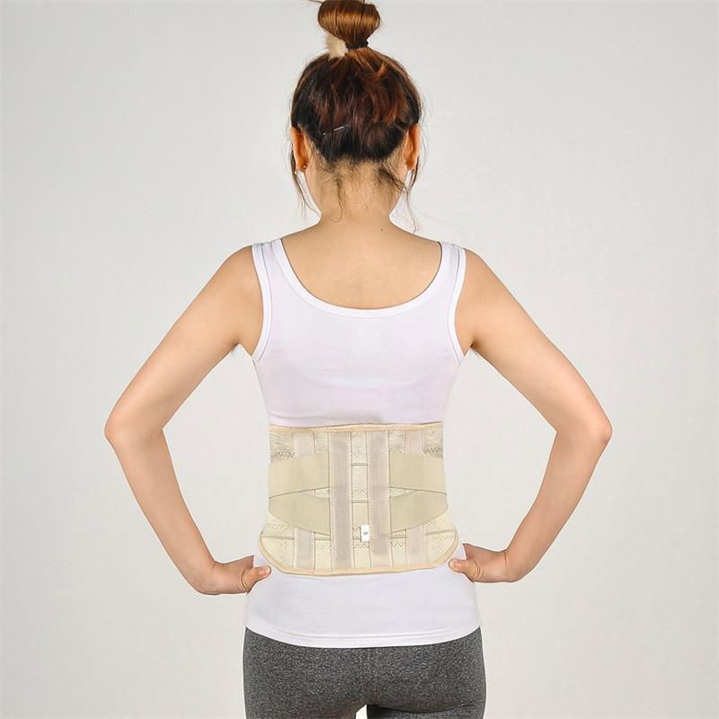 Medical Adjustable back straightening Waist Brace elastic back support belt 3