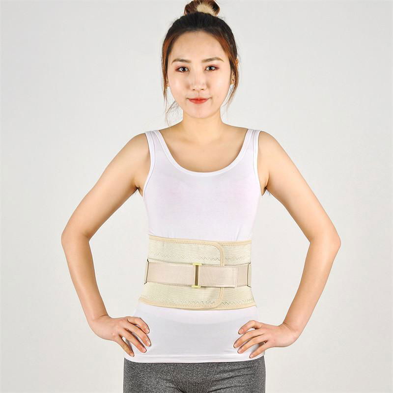 Medical Adjustable back straightening Waist Brace elastic back support belt 4