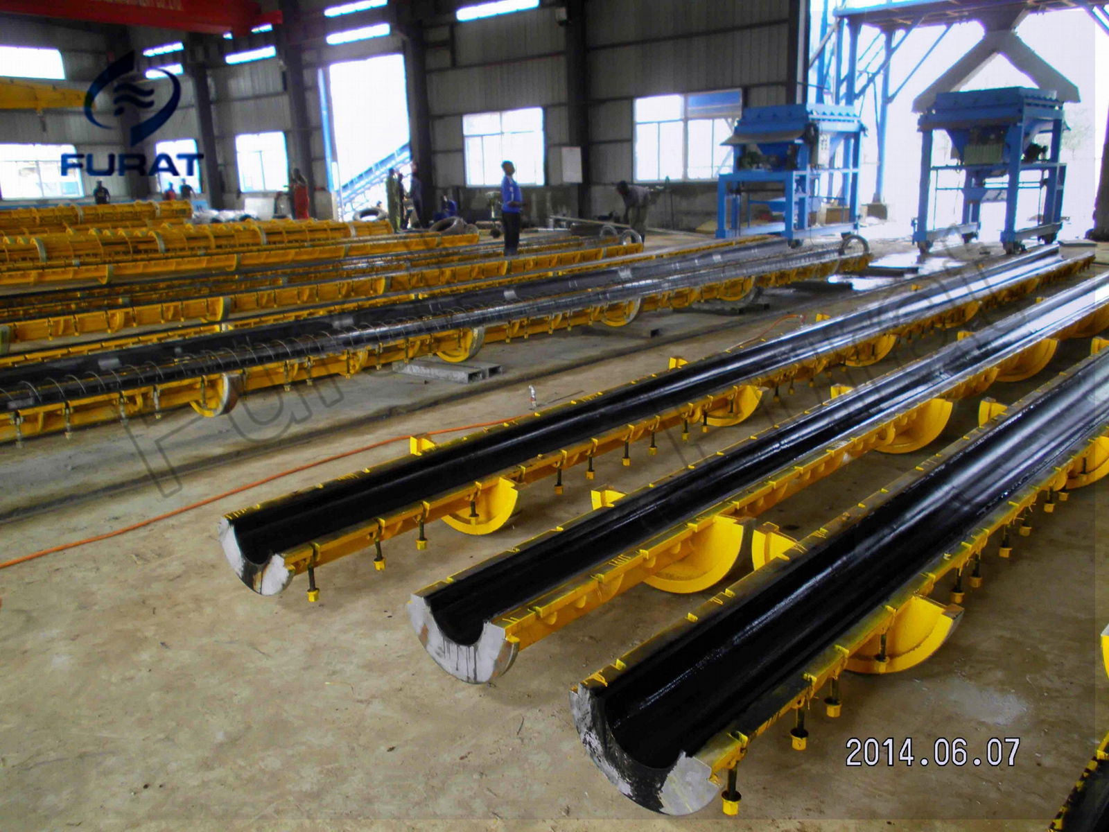 Prestressed Concrete Electric Pole Forming Mould 3