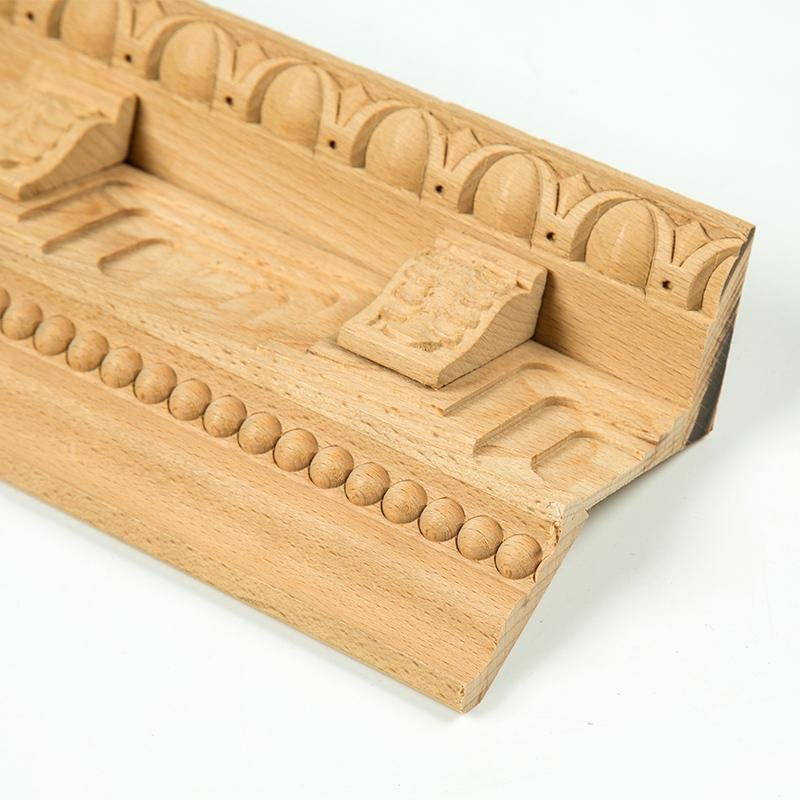 Home Decor Solid Wood Carving Crown Mouldings 2