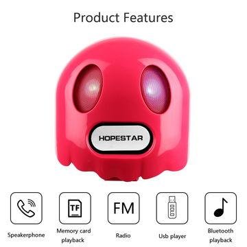Devil Ghost Design Portable Outdoor Hi-Fi Manual Bluetooth Wireless Mini Speaker