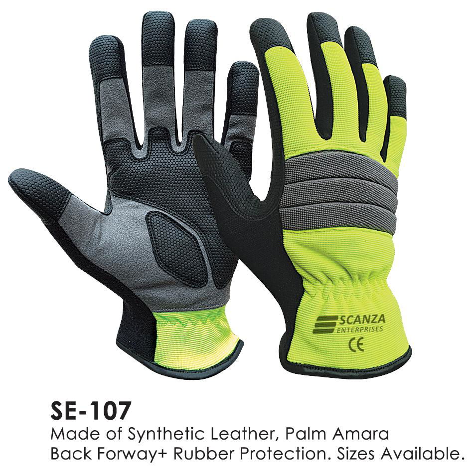 Mechanics protection synthetic leather/ protective gloves