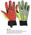 oil and gas heavy protection gloves/ TPR