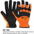 Mechanic high protection synthetic leather/ High quality  1