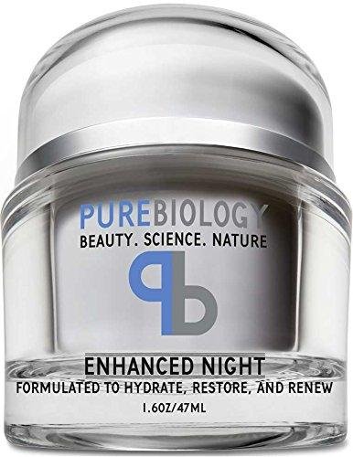 Original Pure Biology Anti Aging Night Cream w Pure Retinol Hyaluronic Acid Brea