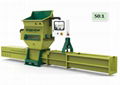 Efficient polystyrene recycling machine of GREENMAX APOLO C100 compactor 