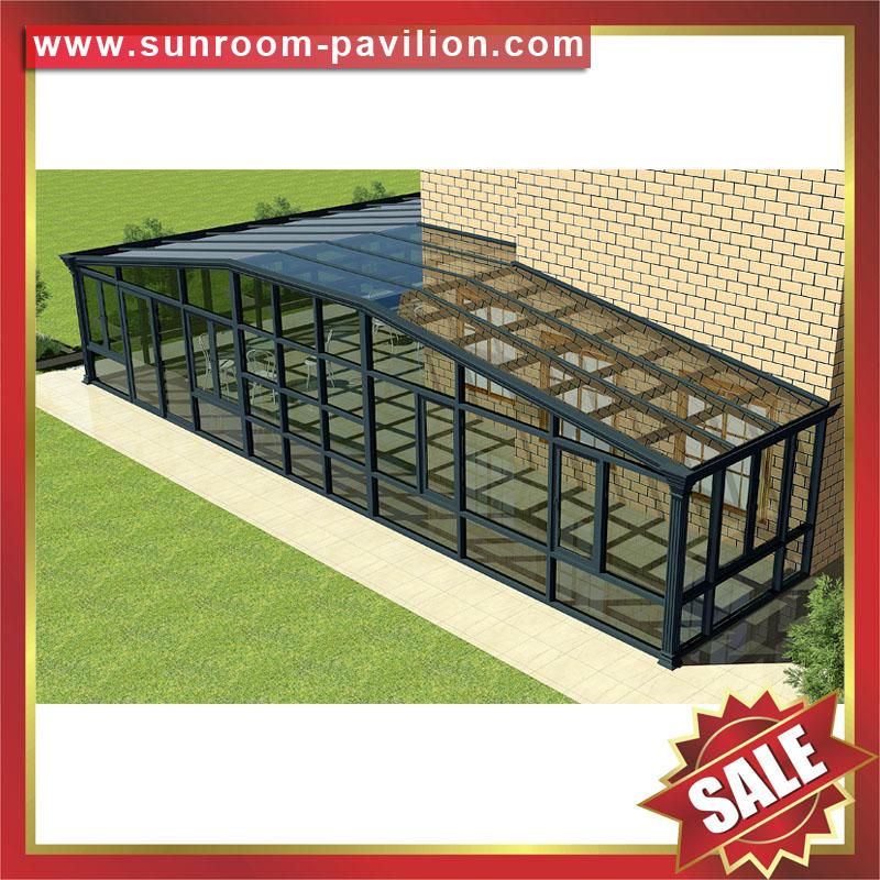 Beautiful Modern Villa Sunroom Kits Transparent Glass House Cabin