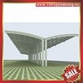outdoor alu aluminum polycarbonate motorcycle bike bicycle parking canopy awning shelter