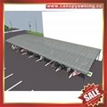 outdoor alu aluminum polycarbonate motorcycle bike bicycle parking canopy awning shelter for sale