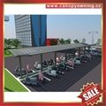 outdoor bicycle bike motorcycle alu metal polycarbonate parking shelter canopy cover carport
