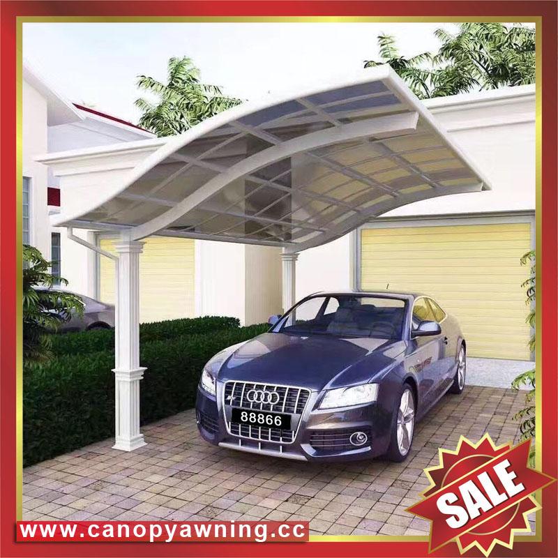 Modern Braces Pulled Hauling Parking Aluminum Car Shelter Cover
