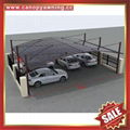 High quality durable Aluminum Carport polycarbonate garage Double cars shelter