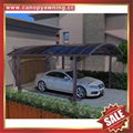 High quality durable Aluminum Carport polycarbonate garage Double cars shelter