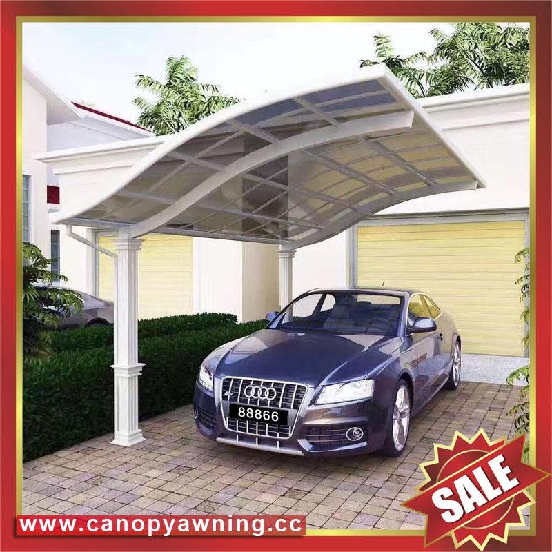 polycarbonate alu aluminum metal outdoor parking carport canopy kits