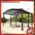 outdoor alu metal polycarbonate aluminum pc carport  vehicle automobile shelter 3