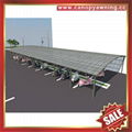 customized aluminum metal polycarbonate PC bicycle bike shelter canopy awning