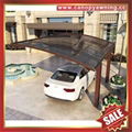 public rain sunshade aluminium alloy pc carport for house and villa