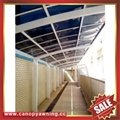 walkway corridor passage shade polycarbonate pc alu aluminum metal canopy cover awning shelter kits China