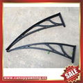 polycarbonate diy canopy awning bracket