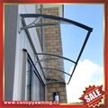 aluminum polycarbonate diy canopy awning sunshade cover for house window door