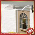 outdoor building polycarbonate DIY door window pc awning canopy shelter canopies