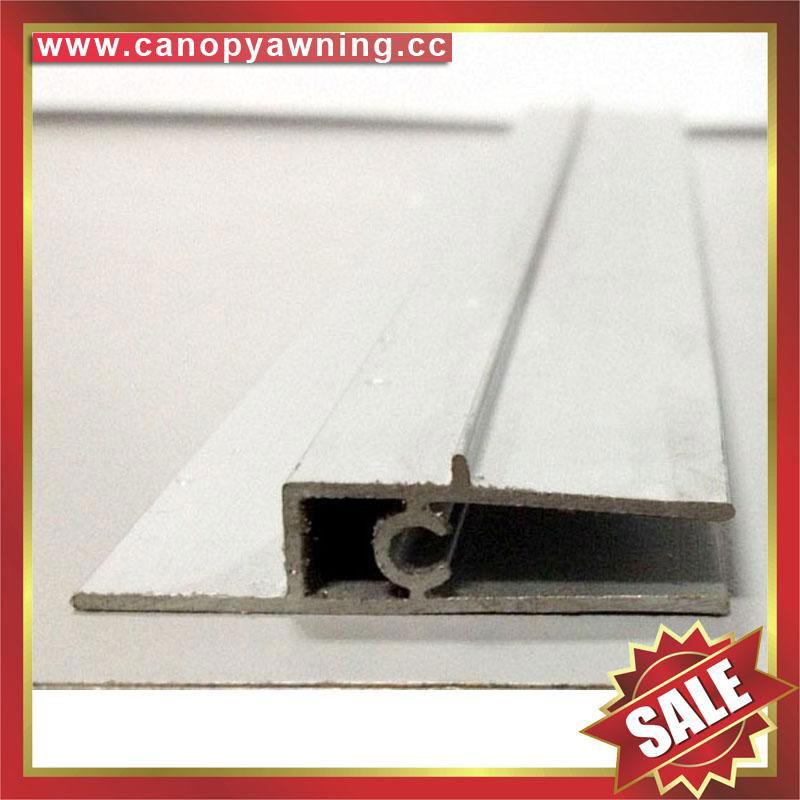 back aluminium profile connector bar for diy awning canopy
