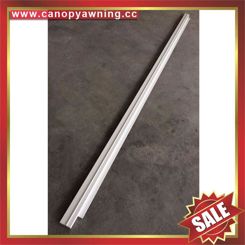 back alu aluminum profile connector bar for diy awning canopy