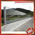 PC polycarbonate board sheet sound barrier for highway freeway avenue boulevard  4