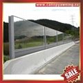 PC polycarbonate board sheet sound barrier for highway freeway avenue boulevard 