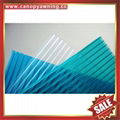 two multi wall hollow polycarbonate pc sun roof sheet sheeting board plate panel