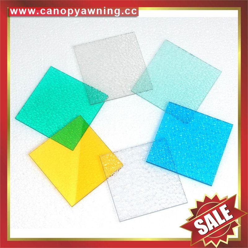 anti uv new raw pc roofing solid polycarbonate sheet sheeting panel board plate 4
