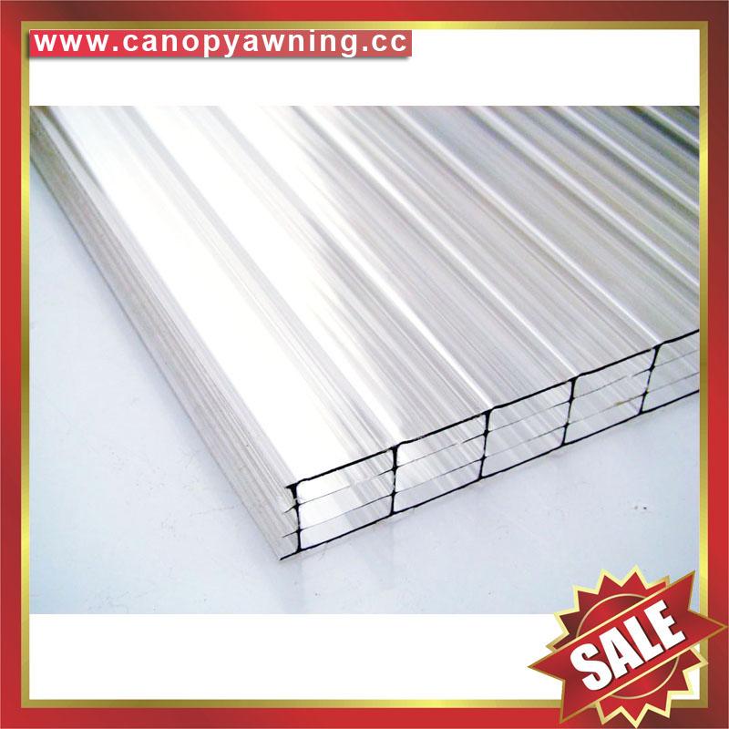 mutil four wall layer hollow pc polycarbonate roofing sheet sheeting plate panel