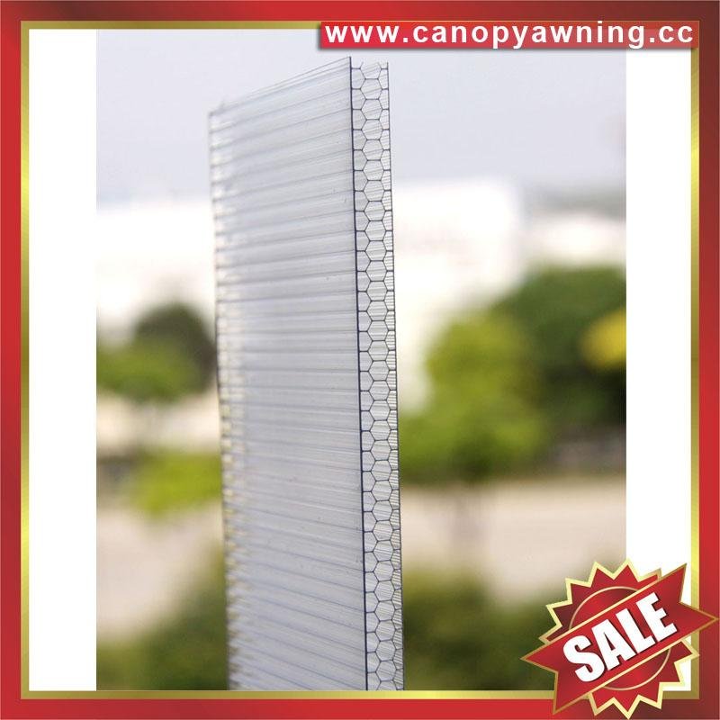 honeycomb hollow pc polycarbonate roofing sheet sheeting plate panel board