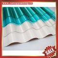 polycarbonate corrugated roofing sheet for greenhouse building factory warehouse