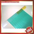 polycarbonate PC U cover cap profile edge for pc sheeting 1